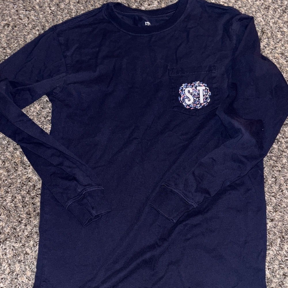 Southern Tide Deep Blue Crew Neck Tee